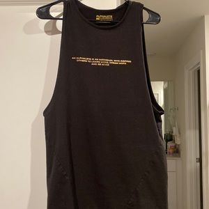 Alphalete drop arm tank